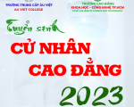 TUYỂN SINH HỆ CAO ĐẲNG 2024