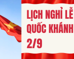 Thông báo nghỉ lễ 2-9-2025